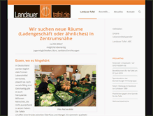 Tablet Screenshot of landauer-tafel.de